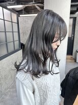 レーベン(LEBEN) 【ブリーチなしダブルカラー】透け感グレージュ★