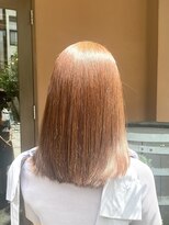 ココカラヘアー ニコ(cococara hair nico)&nbsp;ピンクベージュ/ブリーチなし/ダブルカラー/ハイトーン/韓国風