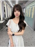 博多/福岡/韓国ヘア/前髪顔周りカット/レイヤー/透明感カラー