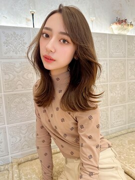 ロンドアリシア 金山(Lond Alexia) レイヤーカット　髪質改善　ブリーチなしダブルカラー　韓国風