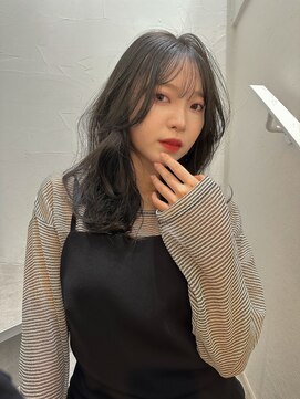 ロンド パルティール 大宮(Lond partir) 前髪カタログアンブレラカラーこなれミディウェーブパーマ大宮