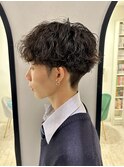 波巻きパーマ波巻きスパイラルパーママッシュ