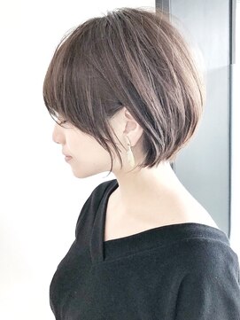 セイドット フクオカ(Say.FUKUOKA) 【Say.福岡】ショート×ラベンダーグレージュ×透明感×顔周り