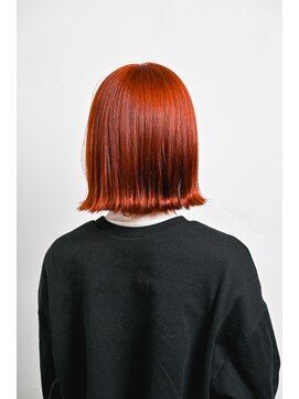 ライズ バイ レボ 柏店(RISE by REVO) くびれボブ/ビビットオレンジ