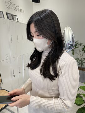 ジーナ 福岡藤崎(Zina) [Zina福岡天神]髪質改善/黒髪/韓国ヘア/前髪/顔周り