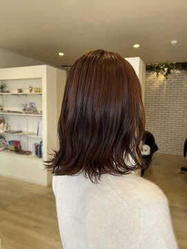 アドラーブル はなみずき店(adorable) ブリーチなし【カシスブラウン】透明感◎