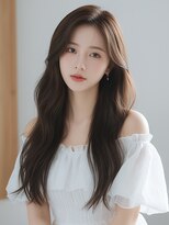 ラナ 新宿(lana)&nbsp;韓国風くびれヘア/韓国風顔まわり/前髪/【lana hair 新宿】