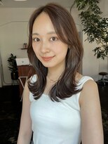 くびれヘア毛流れ顔周り