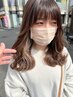 【平日限定】カット+透明感ケアカラー+クイックトリートメント￥12430→9500