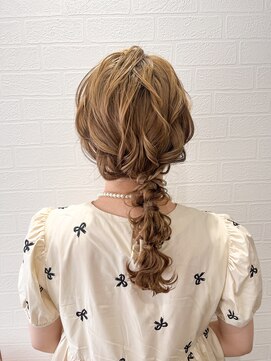 ミモザ シンサイバシ(Mimosa shinsaibashi) ふわふわ編み下ろし