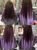 6Dエクステ 板橋店 ブルーバイオレットのデザインカラー