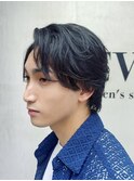 MEN'S HAIR/ニュアンスパーマ/松戸駅/刈り上げセンターパート