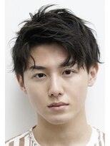 ゼンコー アオヤマ(ZENKO Aoyama)&nbsp;黒髪×アップバング×ウェーブ[表参道/青山/原宿/表参道駅]