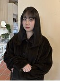 透け感たっぷりブルーブラック