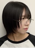ショートウルフカットレイヤーカット顔まわりカット