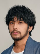 バイフィフス 原宿/表参道(by fifth)&nbsp;メンズシースルーマッシュニュアンスパーマシャドウパーマテテ風