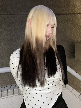 イエナ 渋谷(IENA) 三毛猫カラーピクシーカットケアブリーチダブルカラーブリーチ1