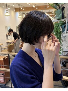 ユニカバイベル 御殿山店(unica by Belle) レイヤーボブ×透明感カラー