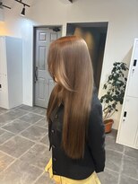 ペレ 原宿(PELE)&nbsp;ダークパープルナチュラルショート夏のヘアアレンジ原宿