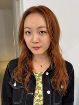 ナループロアポンテ(Nalu pu loa PONTE)&nbsp;ロングレイヤー海外風レイヤー暖色ベージュオレンジブラウン