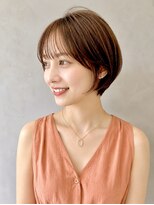 ウィールール 栄町店(WE RULE)&nbsp;札幌ショートボブ×透け感ブラウン｜30代40代大人美人ショート