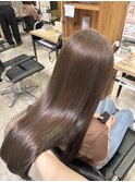 イエベ肌に似合う透明感ブラウン【ブリーチなしダブルカラー】