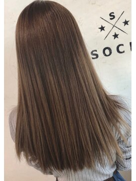 ヘアーアンドスパソシット(HAIR&SPA SOCIT) oggiトリートメントでサラツヤ♪