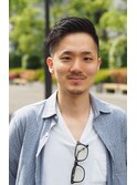 【好感度】 ツーブロック刈り上げサイドパートネープレス