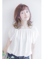 ビューティーデザイン ルクソー(LUXUEUX)&nbsp;髪質改善◎外ハネショート×美髪ベージュインナーカラー