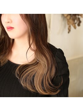 ボアップ 松山店(boappu) #インナーカラー#ベージュカラー