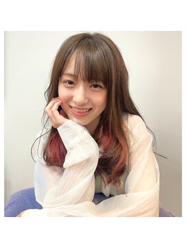 ロコヘアーバイクルル(Loco hair by couleur) ♯ミディアム♯インナーカラー♯大人可愛い♯高知美容室♯綺麗