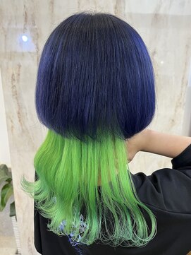 ラビス(Lovis) ミディアム/暗めカラー/デザインカラー/フェイスフレーミング