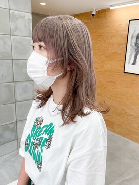 テトヘアー(teto hair) ミルクティベージュ ラベンダーグレージュ ブリーチカラー