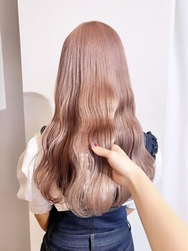 ピア ヘアーデザイン プレミアム(Pia hair design premium) ピンクミルクティー　ハイトーンカラー