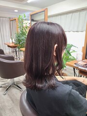 Constricted semi-long × red copper 