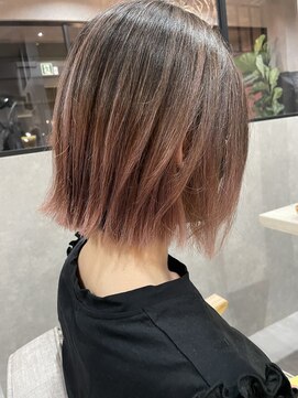 ムード タテマチ(mood tatemachi) あわピンクバレイヤージュ