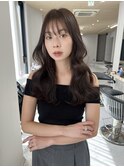 顔周りカット/前髪/韓国ヘア/髪質改善/天神韓国ヘア/天神/大名