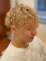 スカイ 亀戸店 (sky)&nbsp;ハイライト/マッシュパーマ/アッシュブラック<理容室>[亀戸]