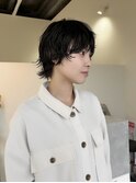 ショートウルフニュアンスパーマ