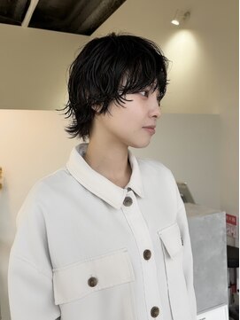 アワイ(awai) ショートウルフニュアンスパーマ