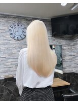 アンク クロス 新宿店(ANKHCROSS)&nbsp;ホワイトブロンド @kasumistgram アンククロス新宿