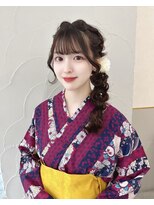 ヘアセット 浴衣ヘア ヘアアレンジ