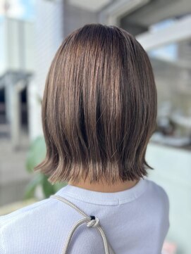 シアン 橋本南口店(SHIAN) 切りっぱなし ミルクティベージュ