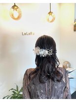 ララル(LaLaRu) ハーフアップ