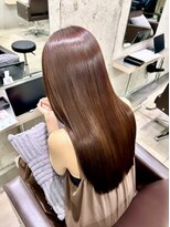 カノイ(KANOI)&nbsp;【艶髪】　ピンクブラウン　【髪質改善】【縮毛矯正】20代30代