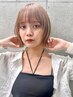 【ブリーチなしWカラー☆】カット＋イルミナブースター+カラー+髪質改善水TR