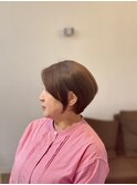 【トライスター】顔まわりストレート/ショートボブ