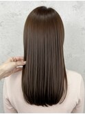 30代40代50代髪質改善酸性ストレート縮毛矯正アッシュブラウン