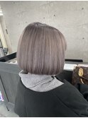 パープルシルバー ボブ 髪質改善トリートメント 奈良 桜井