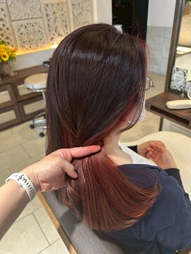 ヘアリゾート粋 ティガ 池袋店(tiga) 髪質改善/艶髪ストレート/美髪/艶髪/インナーカラー